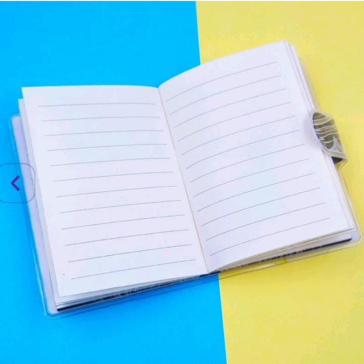 Craftdev Notebooks & Notepads Pastel floral Themed Cute Mini Diary with Velcro Lock- A7 size (pack of 1)